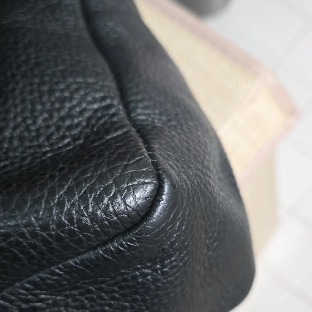 Furla Black Messenger Bag  EUC